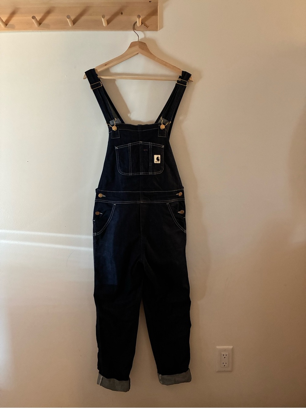Carhartt Women's Indigo Denim Bib Overalls